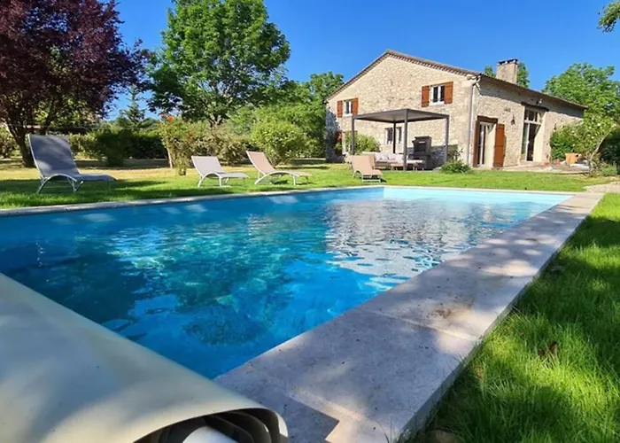Σπίτι διακοπών Gite De Charme Piscine Privee Chauffee Climatise Wifi Aux Portes Du Perigord Entre Villereal Et Monpazier *