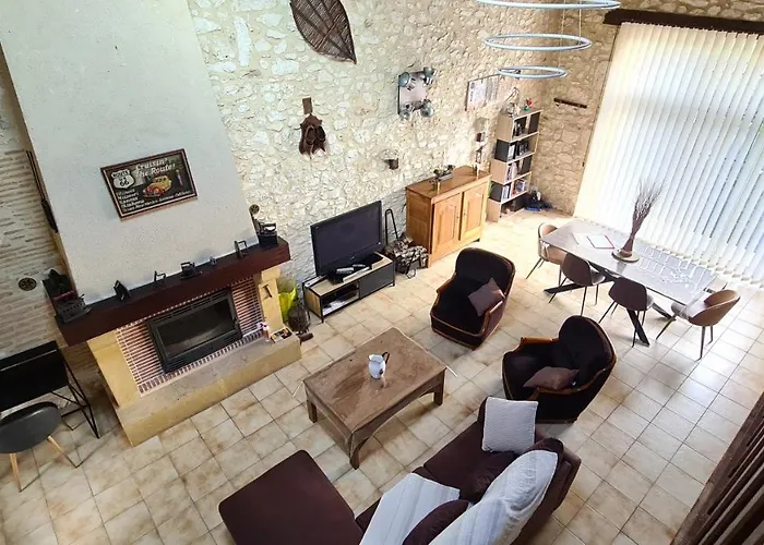 Σπίτι διακοπών Gite De Charme Piscine Privee Chauffee Climatise Wifi Aux Portes Du Perigord Entre Villereal Et Monpazier